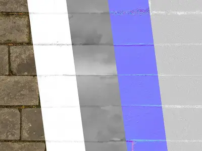 Block Paving 01 - Photogrammetry based Environment Texture Texture