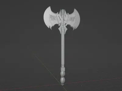 Optimus Prime Axe of Leadership 3D print model