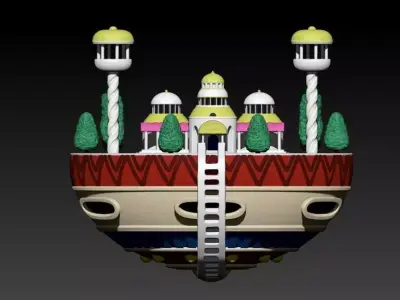 Palacio kamisama 3D print model