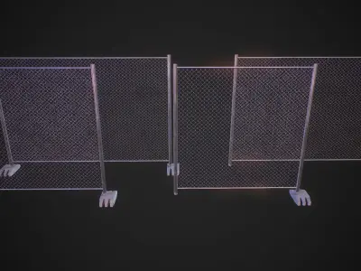 Street Props Bundle 01 Low-poly 3D model