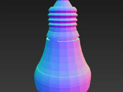 Geometric LED Bulb 3D model