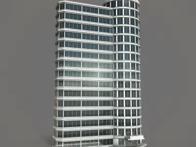 Office Building Generic Low-poly 3D model