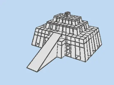 Ziggurat of Chogha Zanbil 3D model