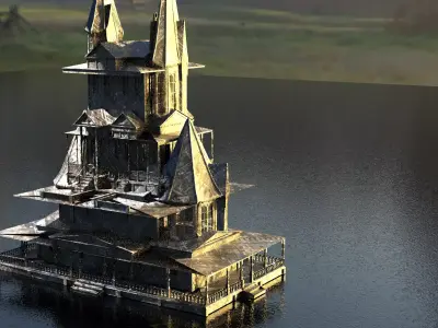 Witches Haunted Manor 3D model