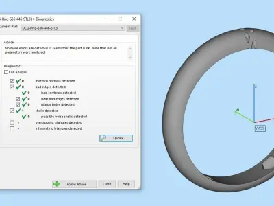 Jewelry ring 446 3D print model
