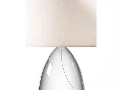 Pottery Barn Ansel Glass Table Lamp 3D model
