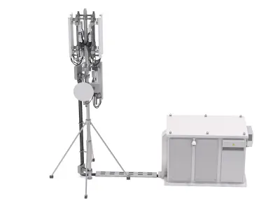 Cell Phone Tower 2 3D model