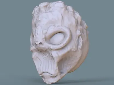 Demiurge skull 3D model