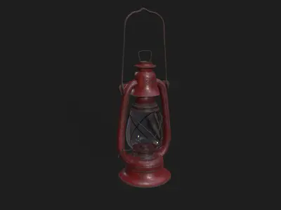 Old Lamp - PBR and Game Ready Low-poly 3D model