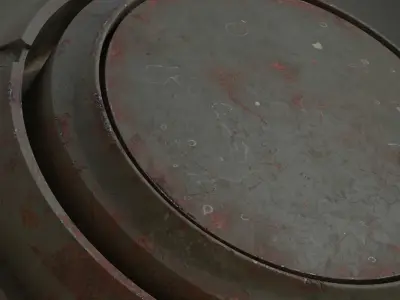 Painted metal smart material Texture