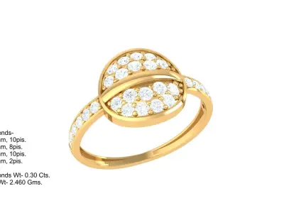 Women Ring  Render 3dm STL OBJ FBX Details 3D print model buy