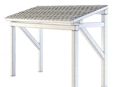 Forge Wooden Roof 3D model