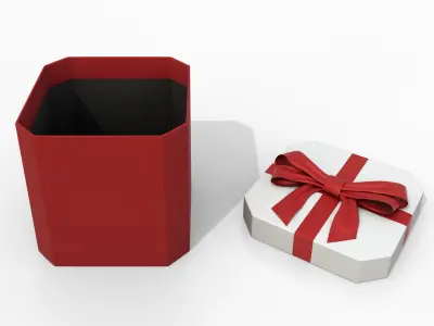  Gift Boxes - Signature Styles with Fixed Ribbon Bow 