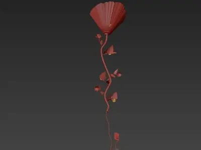 Tiffany flower 3D model