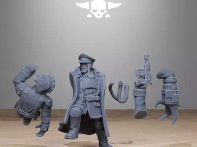FreeGuard Officer 3D print model