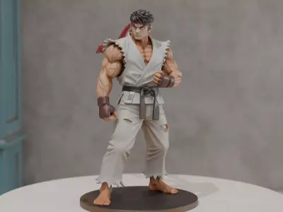 Ryu Street Fighter 3D print model purchase