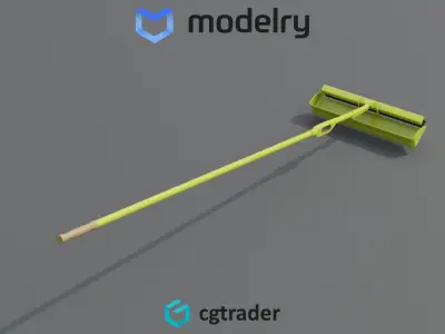 Dustpan Set 3D model