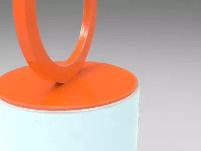 Mica Sugar Bowl Low-poly 3D model