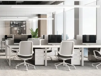 Office interio 3D model