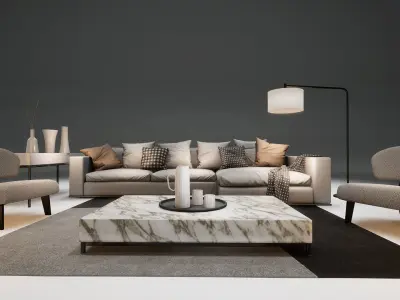 DH STUDIO Furniture Collection 11 Low-poly 3D model