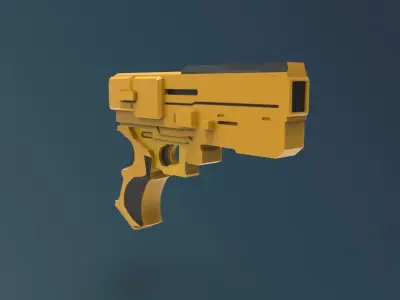 Scifi weapon type 1 3D print model