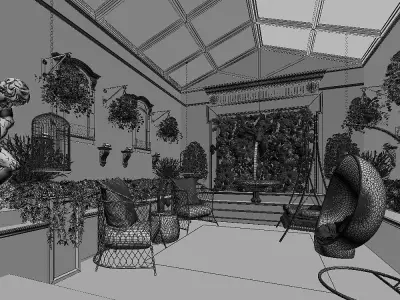 Garden  3D model