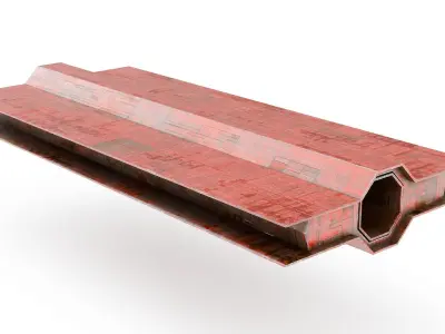 Lightweight space transporter 3D model