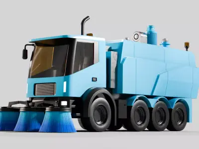 Street Sweeper 3D model