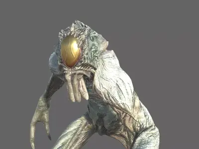 Alien Light Soldier 1 Low-poly 3D model