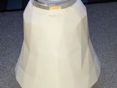 Crystal Ceiling Fan Light Covers Bell shade Light Diffuser 3D print model