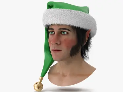  Christmas Elf Head 2 