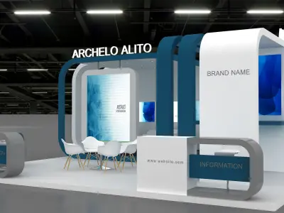 Booth Exhibition 3D model 3D model