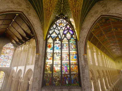 Medieval Church Stained Glass - ONLY 3D model