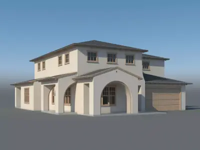 Generic Villa 004 3D model