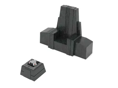 Darth Vaders Throne with projector 1-18 scale Hasbro Kenner 3D print model