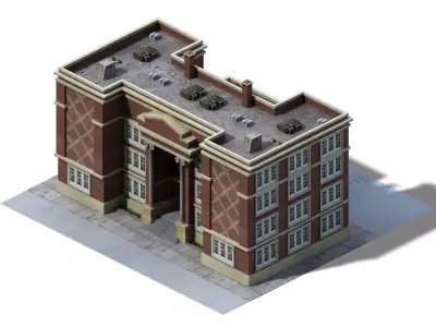 Heterogeneous - Building 03 3D model