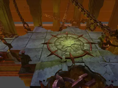 Fantasy Chess RPG Environment - Dungeon2 Low-poly 3D model
