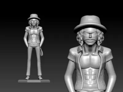 Erio - Roger Pirates - One piece 3D print model