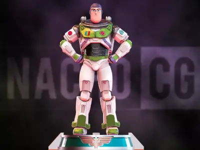Fan Art Buzz Lightyear - Statue 3D print model
