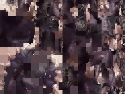 Vexara the Shadowed Claw Low-poly 3D model