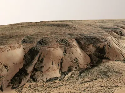 Desert Terrain Surface Landscape Environment PBR 19 Low-poly 3D model