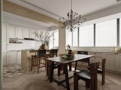apartment interior scenes        3D model 17