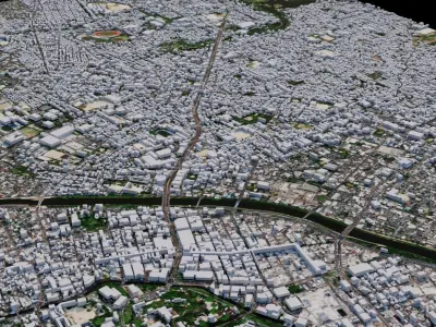 Kumamoto city of shanghai 3D model