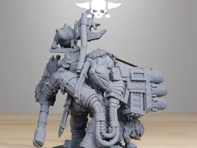 Orkaz BlackSkull 3D print model