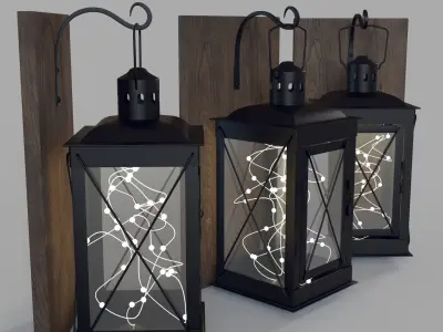 Tinker Bell Inside Of Lantern 3D model