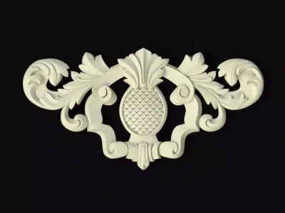 dekor ornament 3D model 124