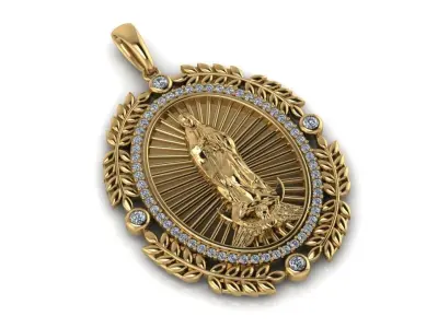 guadalupe our lady 3D print model