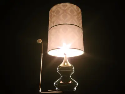 Vintage Large Table Lamp 3D model