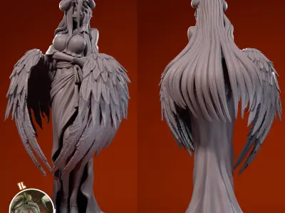 Albedo Overlord 3D print model