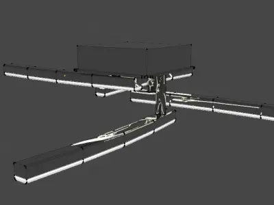 Modern Lamp Low-poly 3D model